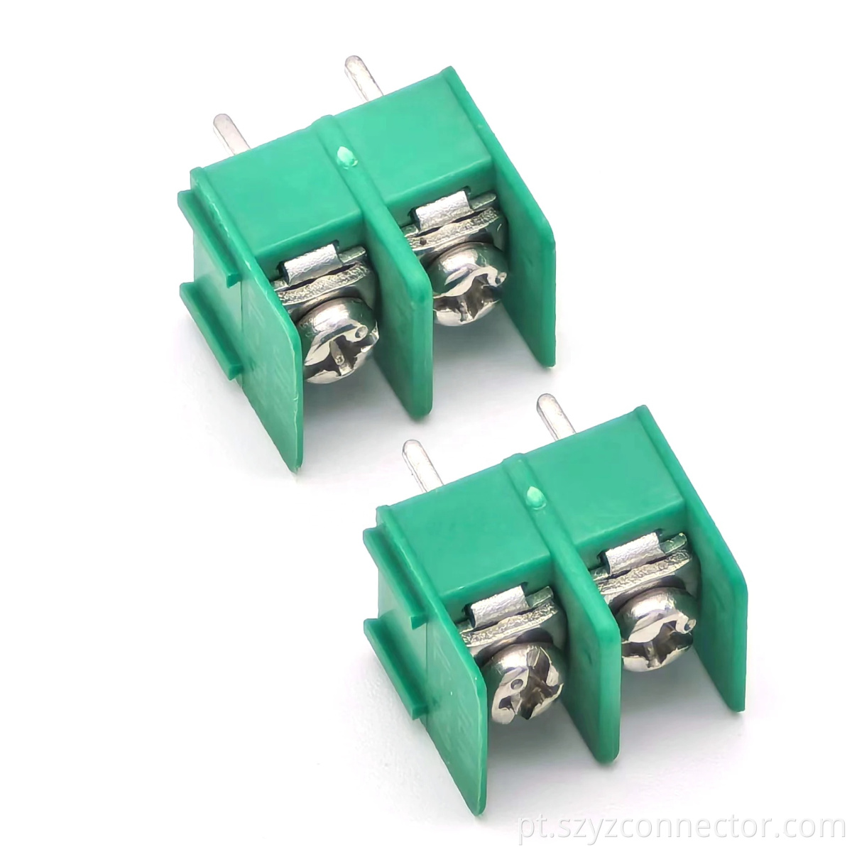 Blocos terminais de barreira de 7,62 mm com mergulho reto 7.62mm barrier terminal blocks straight dip